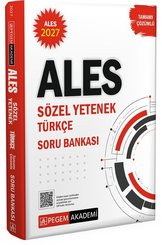 2027 ALES Sözel Yetenek Türkçe Tamamı Çözümlü Soru Bankası doğrulanmış Türkçe kitap kapağı