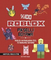 100 Roblox Pikselli Boyama doğrulanmış Türkçe kitap kapağı