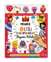Prenses Gizli Çıkartmalar Boyama Kitabı doğrulanmış Türkçe kitap kapağı