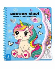 Unicorn Sihri – Boyama ve Çıkartma Eğlencesi doğrulanmış Türkçe kitap kapağı