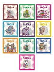 Mandala Boyama Seti – 10 Kitap Takım doğrulanmış Türkçe kitap kapağı