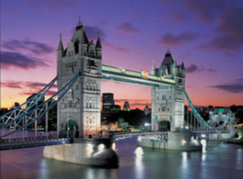 Educa Puzzle 1000 Parça 'Tower Bridge  London  Neon' '10113'