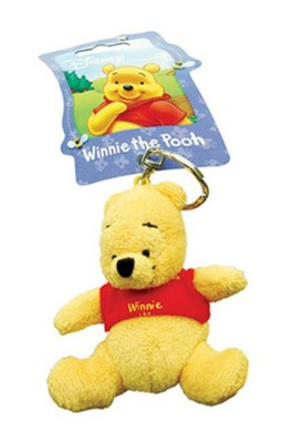 Winnie The Pooh Disney Anahtarlık Pooh  Keyring Unique Velboa 5 Cm 505598