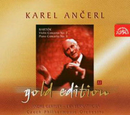 Ancerl Gold Edition 22  Bartok: Violin Con. No:2 Piano Con. No:3