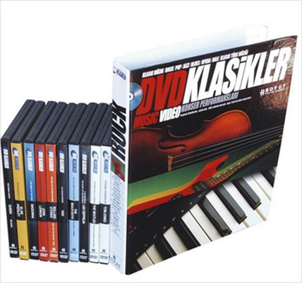 DVD Klasikler - Rock Müzik Fasikül Seti + 10 DVD Hediye
