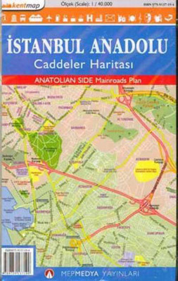 Kentmap İstanbul Anadolu Caddeler Haritası