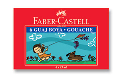Faber-Castell 6 Renk Guaj Boya 