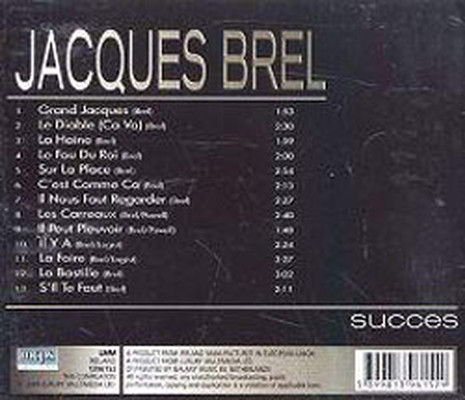 Jacques Brel-Succes