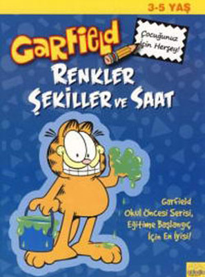 Garfield Renkler Şekiller & Saat