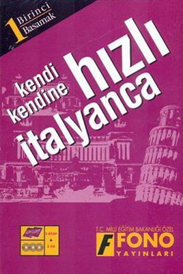 Hızlı İtalyanca 1.Basamak Seti (2 Kitap 2 CD) - Kutulu