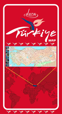 Harita Türkiye 70100 İngilizce