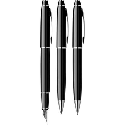 Scrikss 35 Siyah Lüks Kutuda 3'lü Kalem Takımı