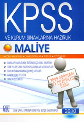 KPSS ve Kurum Sınavlarına Hazırlık Maliye 2010