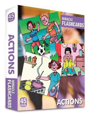 Miracle Flashcards Actions - 45 Pictures