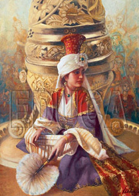 Educa Puzzle  Mahi Nigar Sultan ve Buhurdan ( K. ASLANGER)  14724    1000 LIK