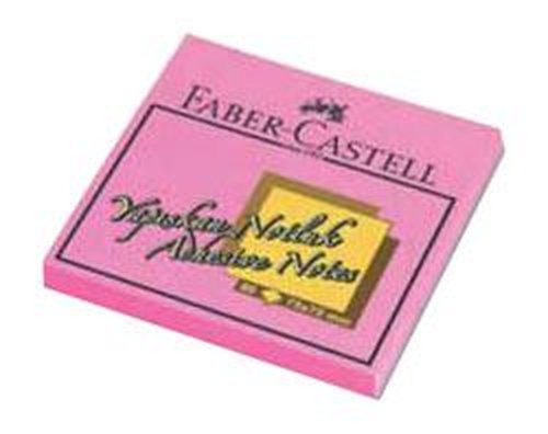 Faber-Castell Brilliant 75x75 Pembe Yapışkan Not Kağıdı