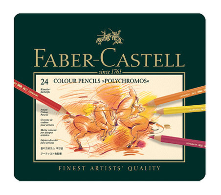 Faber-Castell Polychromos Kuru Boya Kalemi 24 Renk 5188110024