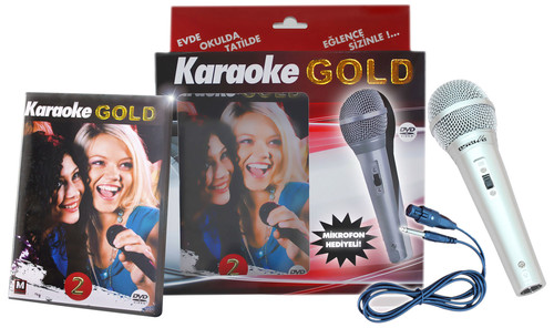 Karaoke Gold 2 Set (Mikrofon Hediyeli)