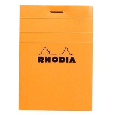 Rhodia Portakal Zımbalı Kareli 5X5 80 Yaprak 80 Gr 74 x 105 cm Bloknot Turuncu 11200