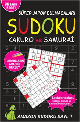 Sudoku Kakuro ve Samurai - Amazon Sudoku Sayı 1