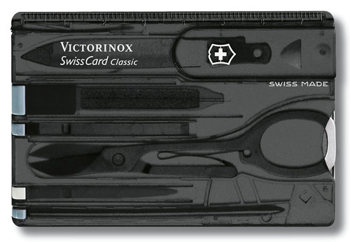 Victorinox Swiss Card Çakı Şeffaf Siyah Vt 0.7133.T3