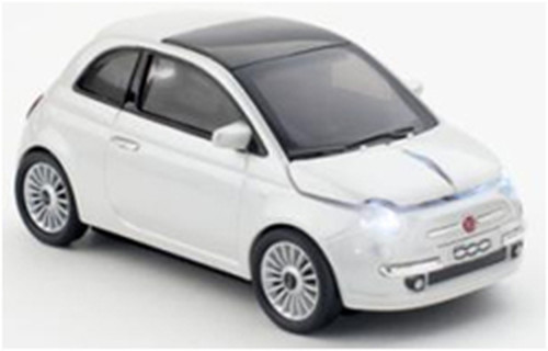 Click Fiat 500 New White 2.4 GHz Kablosuz Mouse