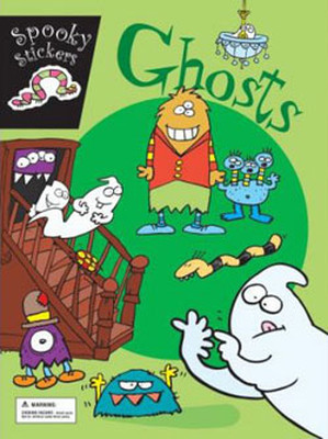 Ghosts Spooky Stickers