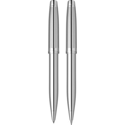 Scrikss 39 Krom Takım Lüx Kutuda Tükenmez Kalem & Versatil Kalem Takımı