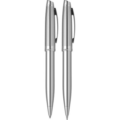 Scrikss 39 Krom Takım Lüx Kutuda Tükenmez Kalem & Versatil Kalem Takımı