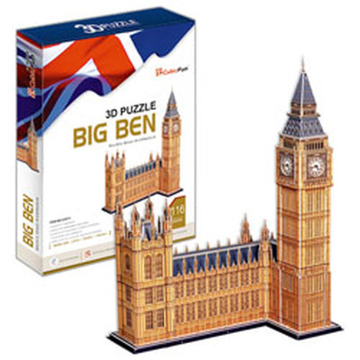 Neco Big Ben Saat Kulesi-  Ingiltere 3D Puzzle Mc087H