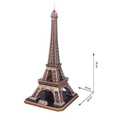Cubic Fun Eiffel Kulesi Fransa 3D Puzzle