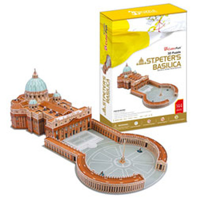 Neco St Peters Basilica Vatikan - Italya 3D Puzzle Mc092H
