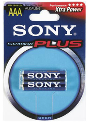 Sony Alkalin Ince Pil 2 Adet AM4-B2A