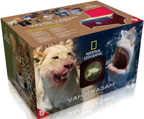 National Geographic Vahşi Yaşam 20 DVD'lik Film Koleksiyonu