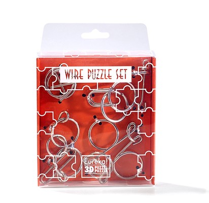 Eureka Puzzle Wire Puzzle Set-Orange     Tel Puzzle Set-Turuncu   473341