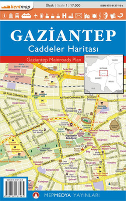 Gaziantep Caddeler Haritası
