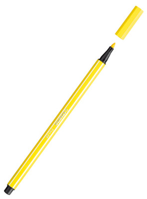Stabilo Pen 68 Fineliner  Floresan Sarı Kalem