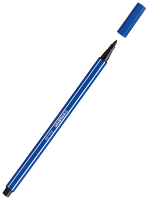 Stabilo Pen 68 Fineliner Koyu Mavi Kalem