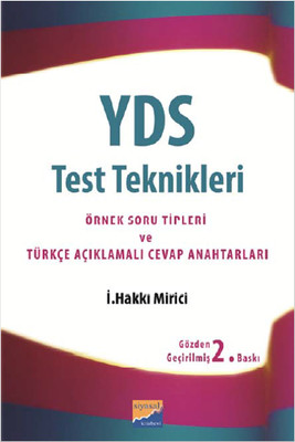 YDS Test Teknikleri - Örnek Soru Tipleri ve Türkçe Açıklamalı Cevap Anahtarları