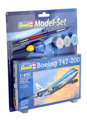 Revell M.Set Boeing 747-200 1:450 Ölçek 3. Seviye Maket - 63999