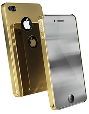 Cellular Line iPhone 4 Chrome Kapak Altın