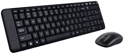 Logitech MK220 Kablosuz Türkçe Q Klavye Mouse Seti - Siyah