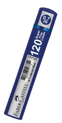 Faber-Castell Grip Min 0.7 mm Mavi Tüp 120'li Kalem Ucu