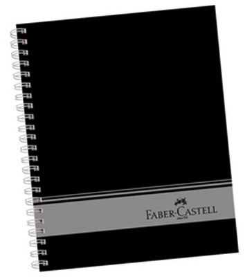 Faber-Castell Sert Kapak Sep.3+1+1 Siyah Defter 200 Yaprak - 5075400506