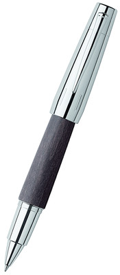 Faber-Castell Design E-Motion Krom Ahşap Siyah Roller Kalem