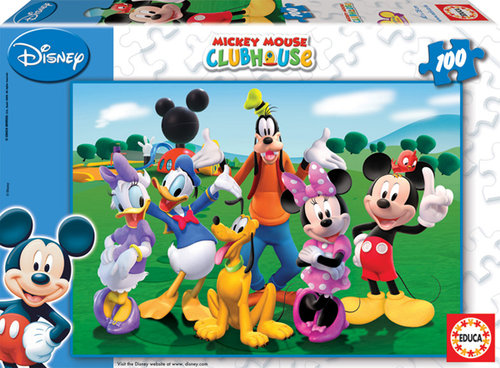 Educa Puzzle Çocuk 100 Mickey Mouse Club House