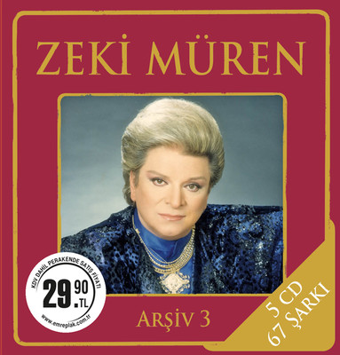Zeki Müren Arsiv 3 5 CD BOX SSET