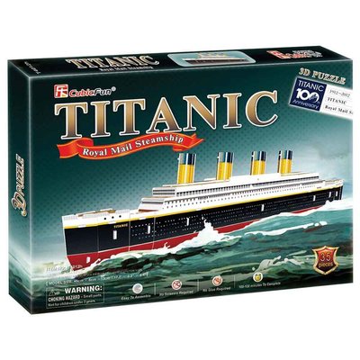 Cubic Fun T4012H Titanic Küçük 3D Puzzle 