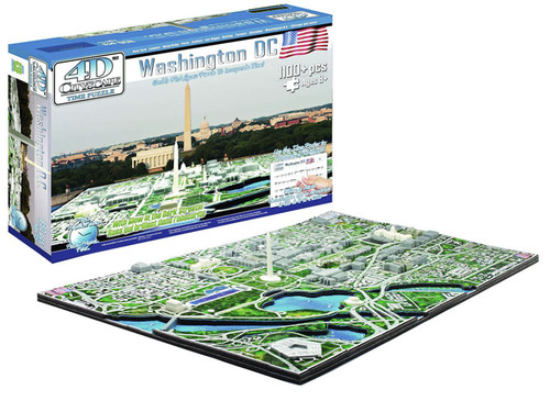4D Cityscape WASHINGTON D.C. Puzzle