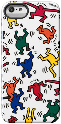 Case Scenerio Keith Haring iPhone 5 Kılıf Kılıf Dancers KH-IPH5-DA